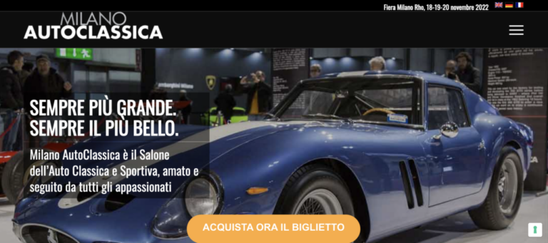 Milano AutoClassica 2022 si avvicina e promette molto bene